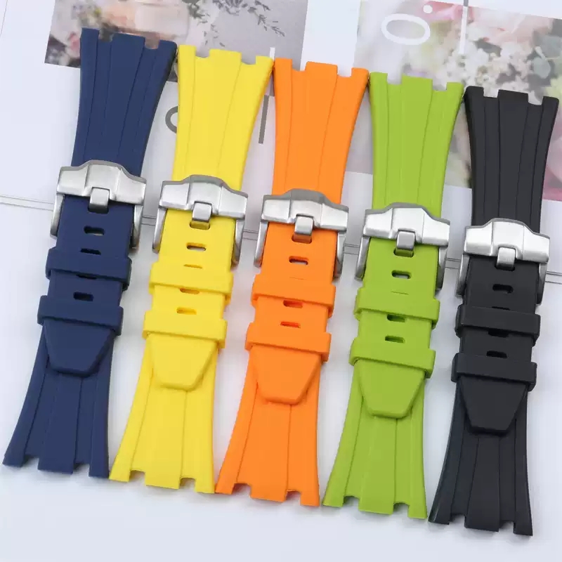 Audemars Piguet Watch Royal Oak Offshore - 28mm Silicone Watchband for AP Audemars