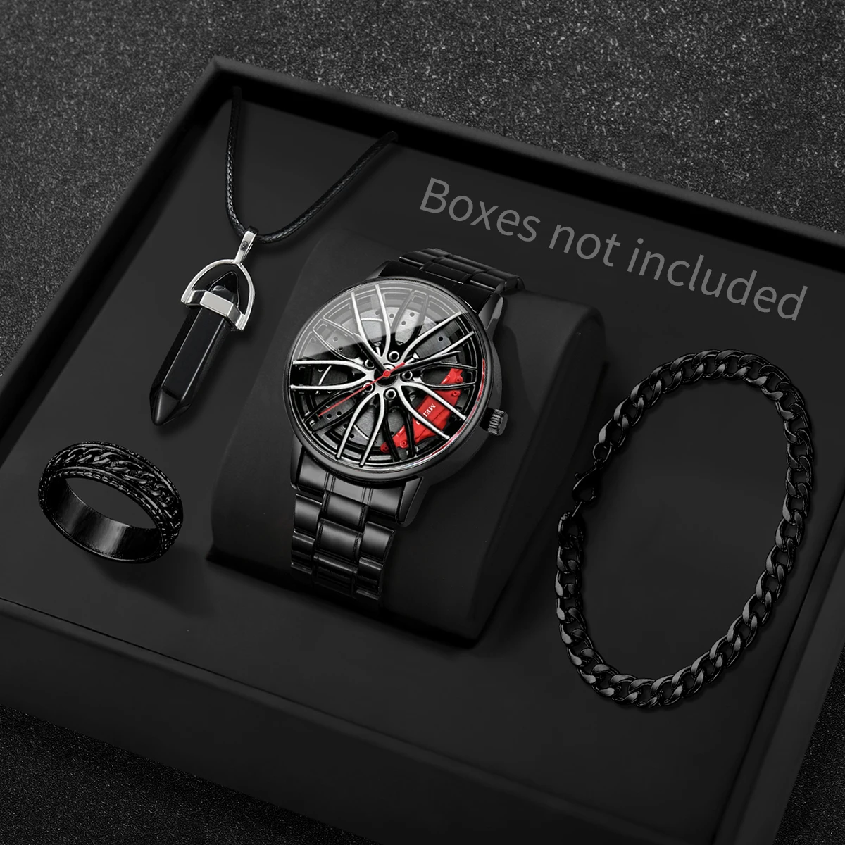 Jewelry Like Watches - 4PCS/Set Fashion 3d Car Wheel Dial