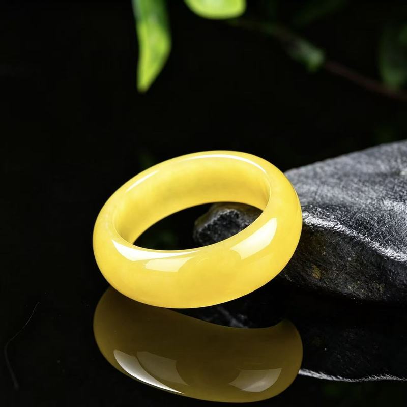 Jewelry & Watches Company - Genuine A-grade jadeite ring with full