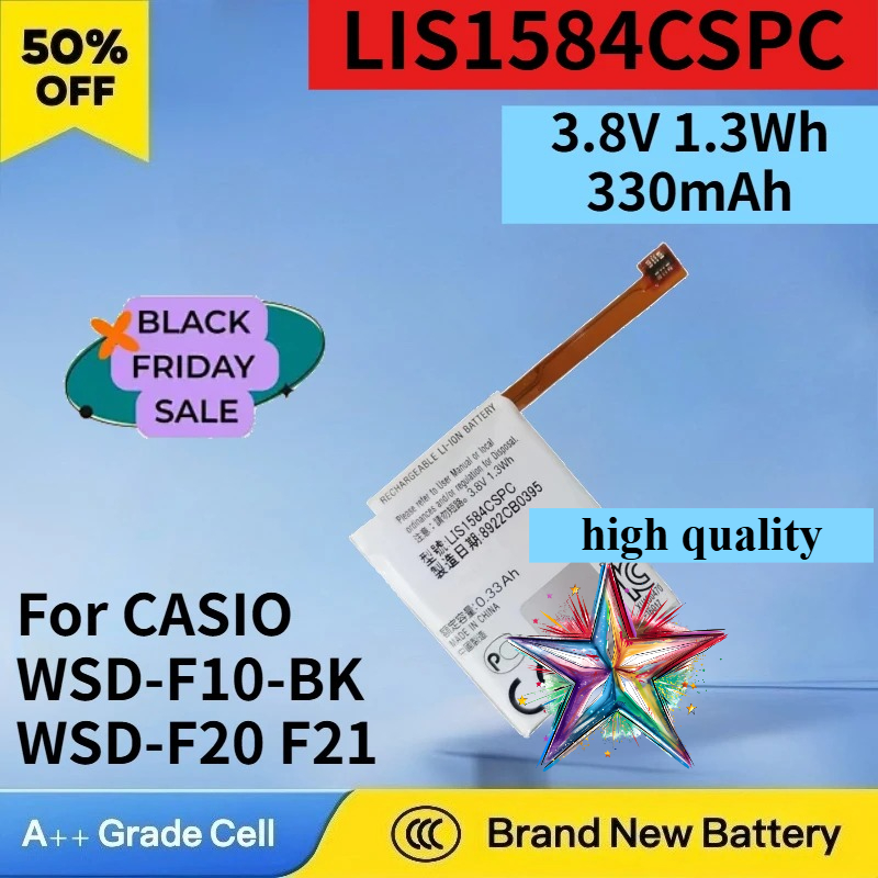 Rg Watches & Jewelry Gmbh - 3.8V 1.3Wh LIS1584CSPC Battery for CASIO