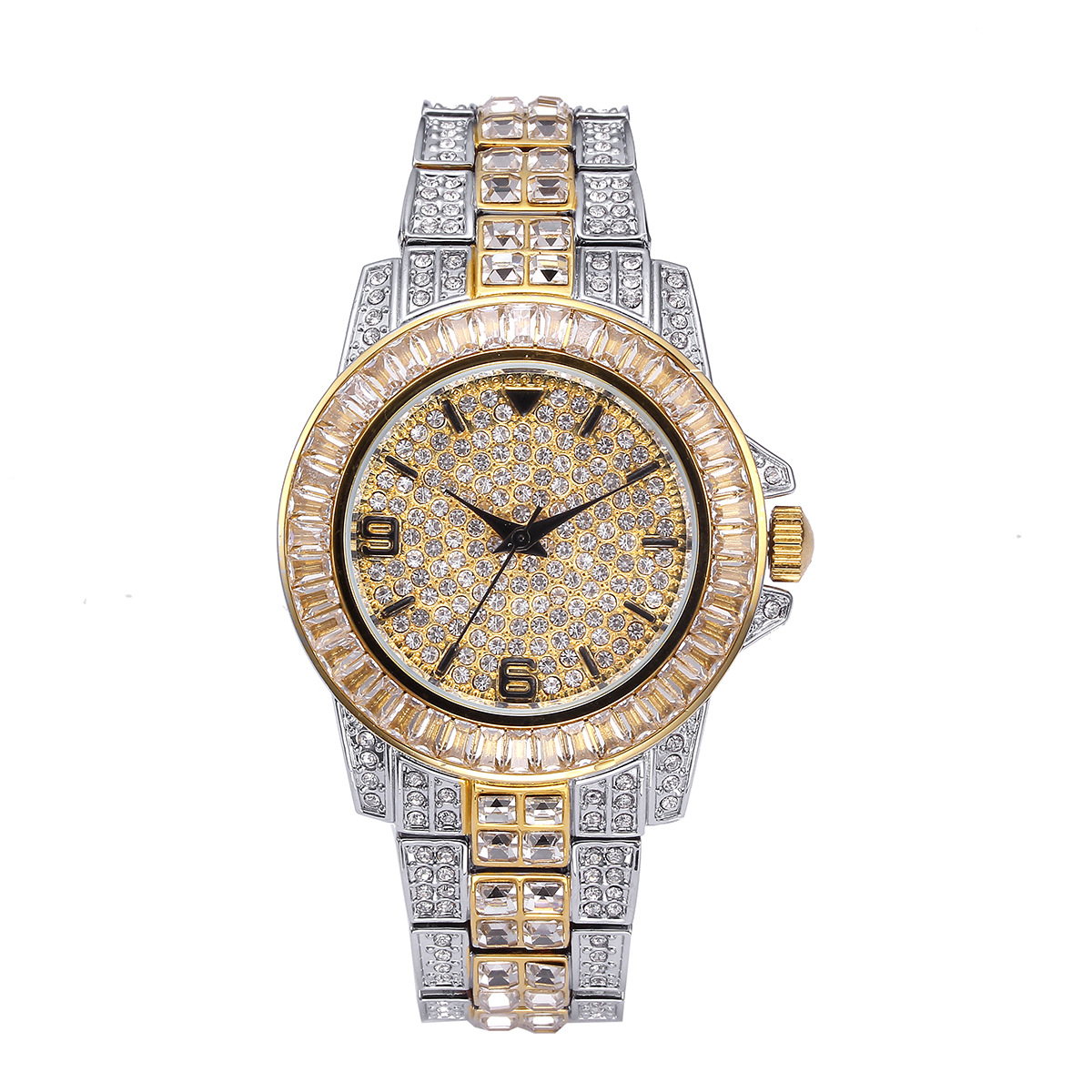 Jewelry Watches Luxury - Luxury Full Stone Quartz Watches for