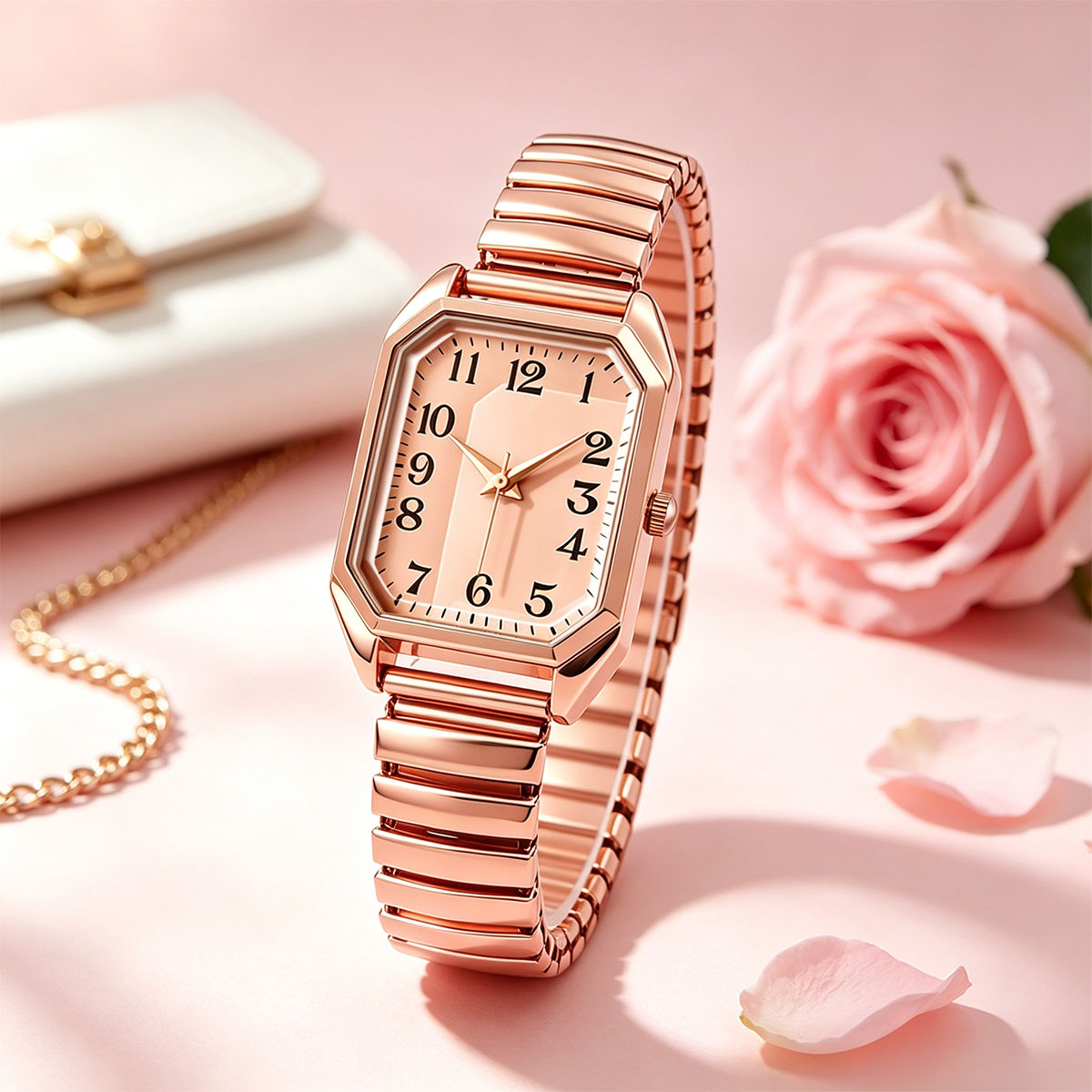 Jewelry Watches Women - Women Octagonal Rectangle Quartz Watch Two