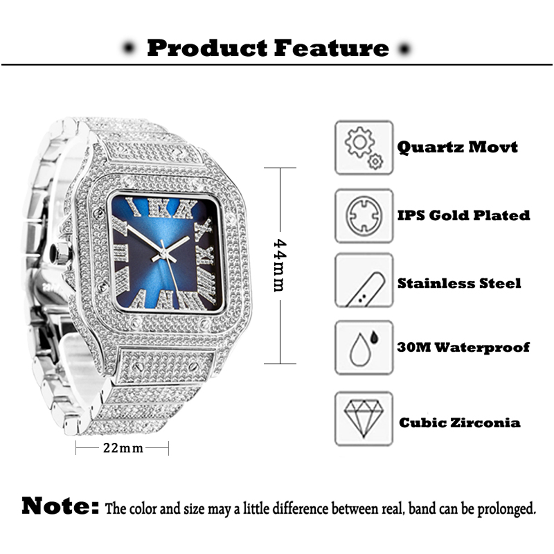 MISSFOX Mens Watches Hip Hop B - Jewelry Like Watches recension och pris