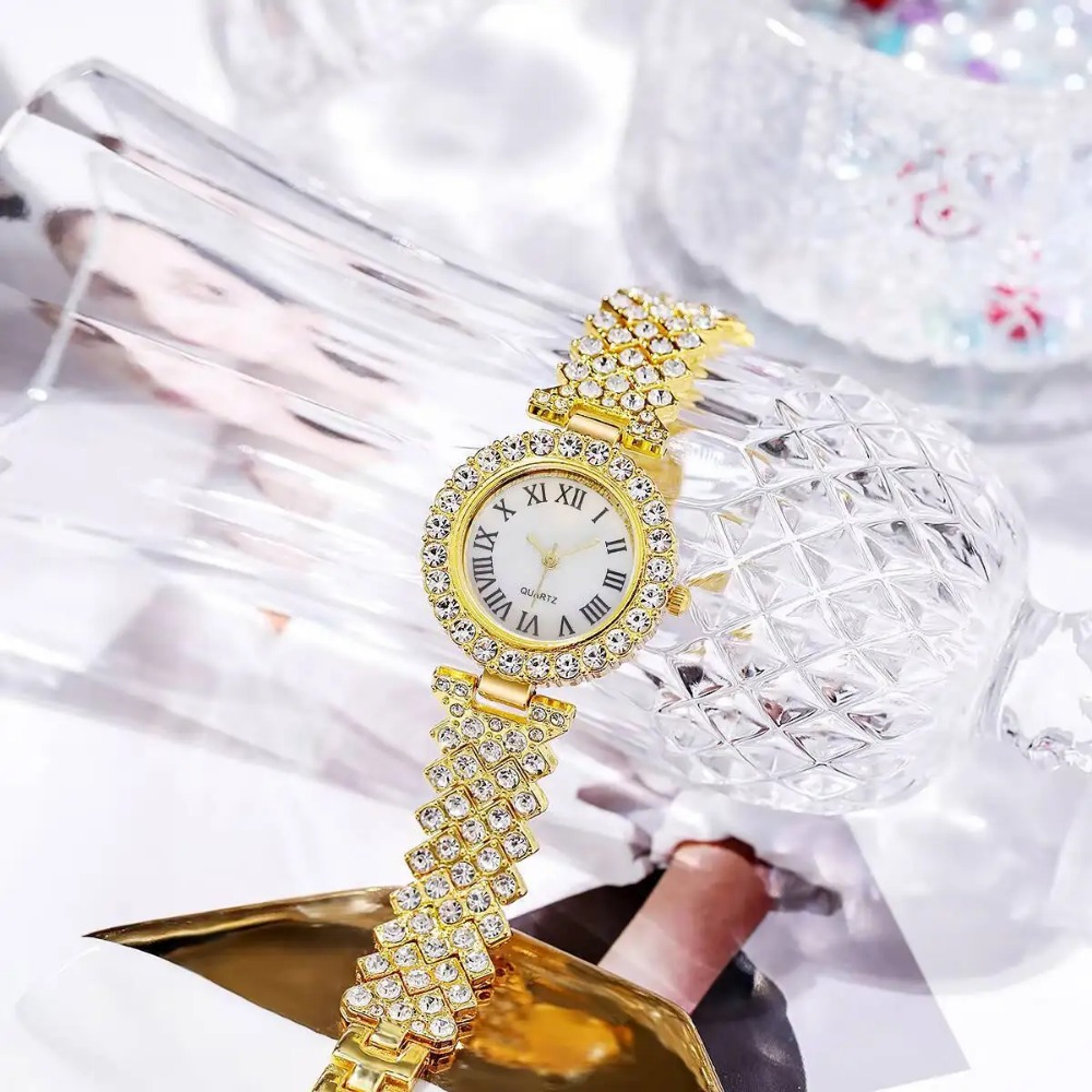 6PCS/Set Luxury Rhinestone Wom - Jewelry Watches Luxury recension och pris