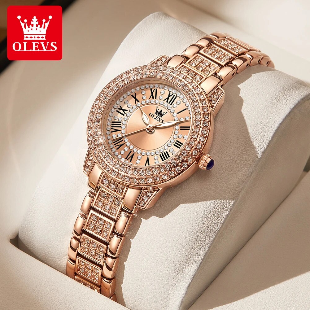 OLEVS 9943 Luxury All Diamond  - Jewelry Watches Women recension och pris