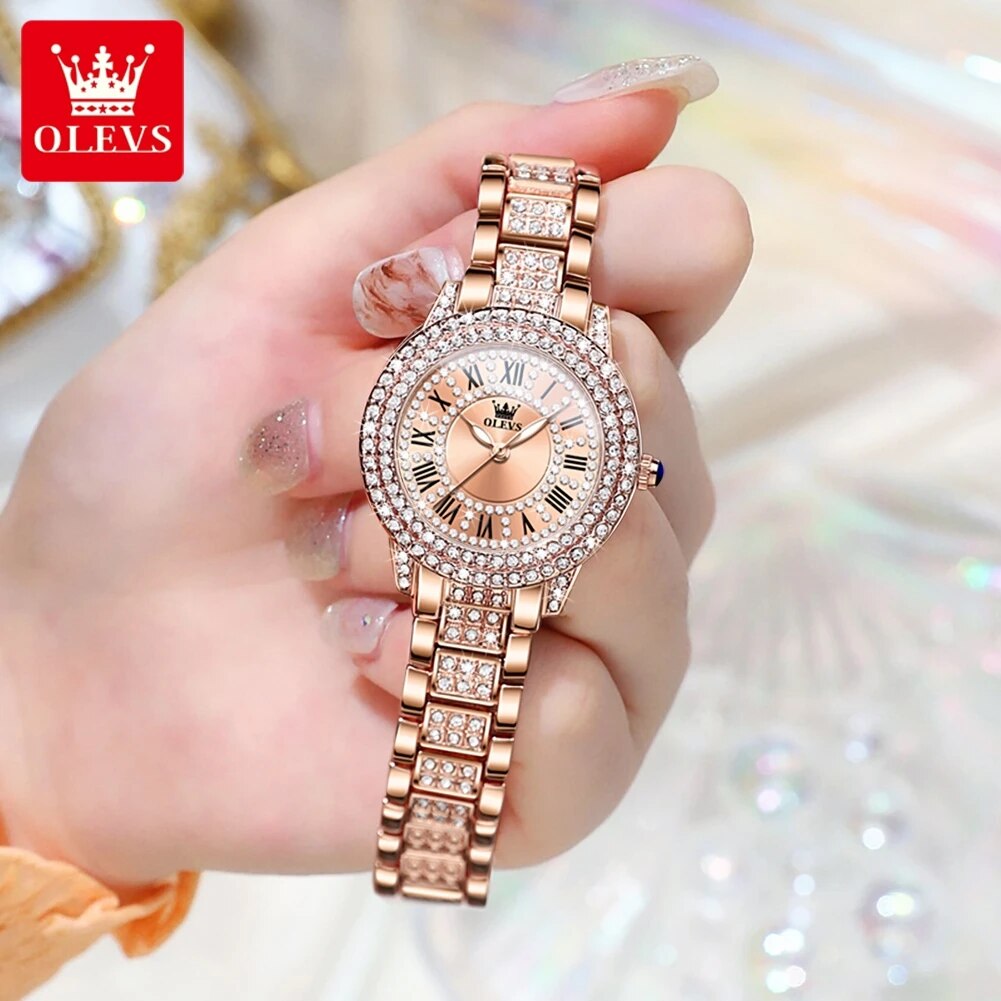 OLEVS 9943 Luxury All Diamond  - Jewelry Watches Women recension och pris