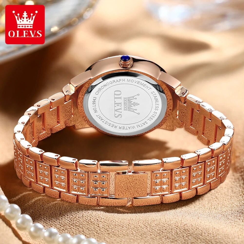 OLEVS 9943 Luxury All Diamond  - Jewelry Watches Women recension och pris