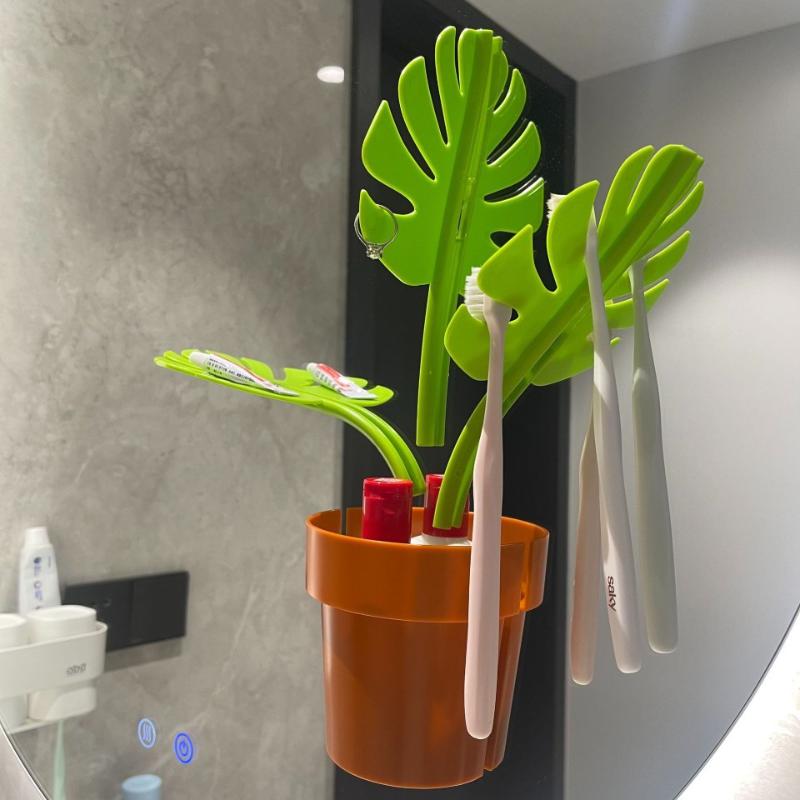 【Nice】Mirror Monstera Bathroom - Jewelry Like Watches recension och pris