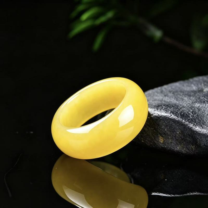 Genuine A-grade jadeite ring w - Jewelry & Watches Company recension och pris