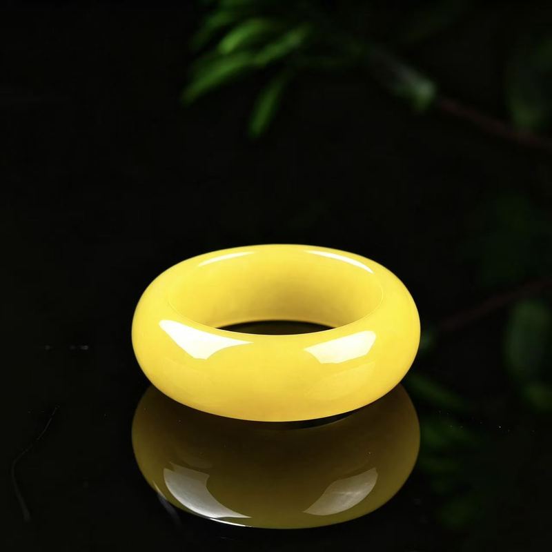 Genuine A-grade jadeite ring w - Jewelry & Watches Company recension och pris