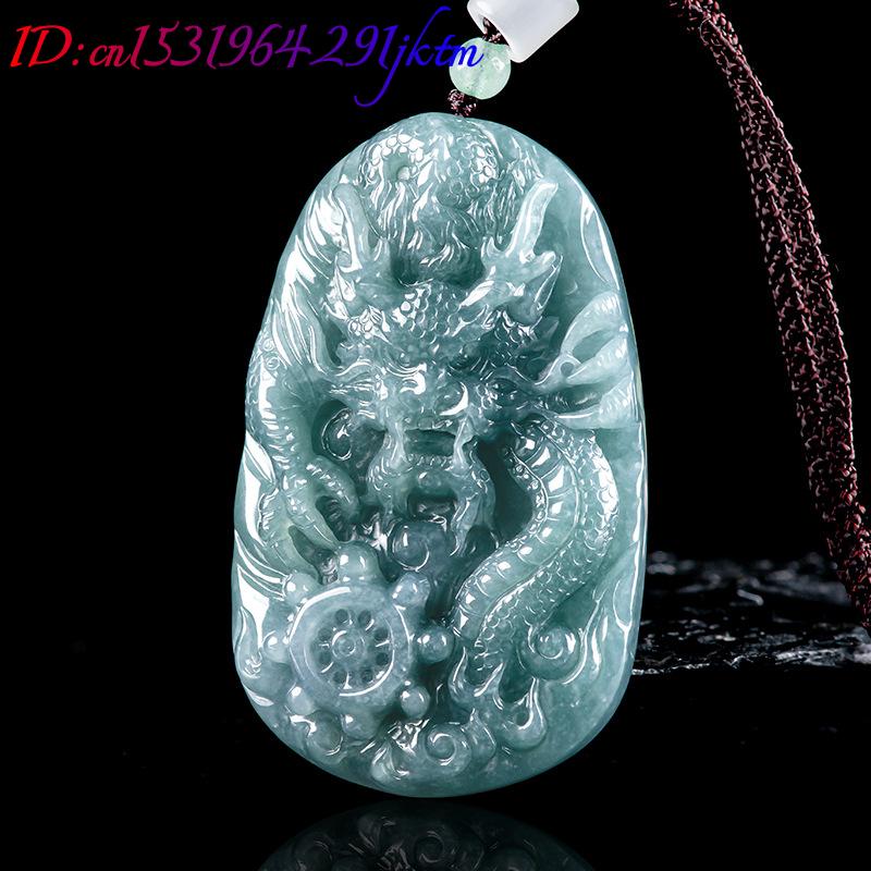 Burmese Jadeite Dragon Pendant - Necklace Pendant recension och pris