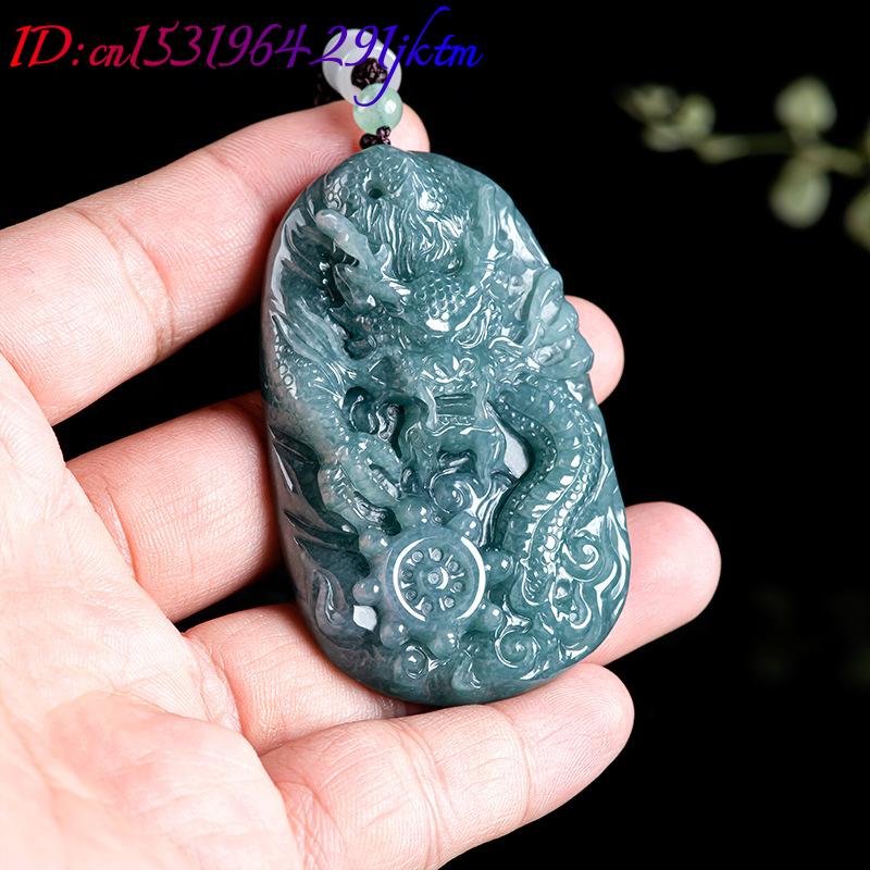 Burmese Jadeite Dragon Pendant - Necklace Pendant recension och pris