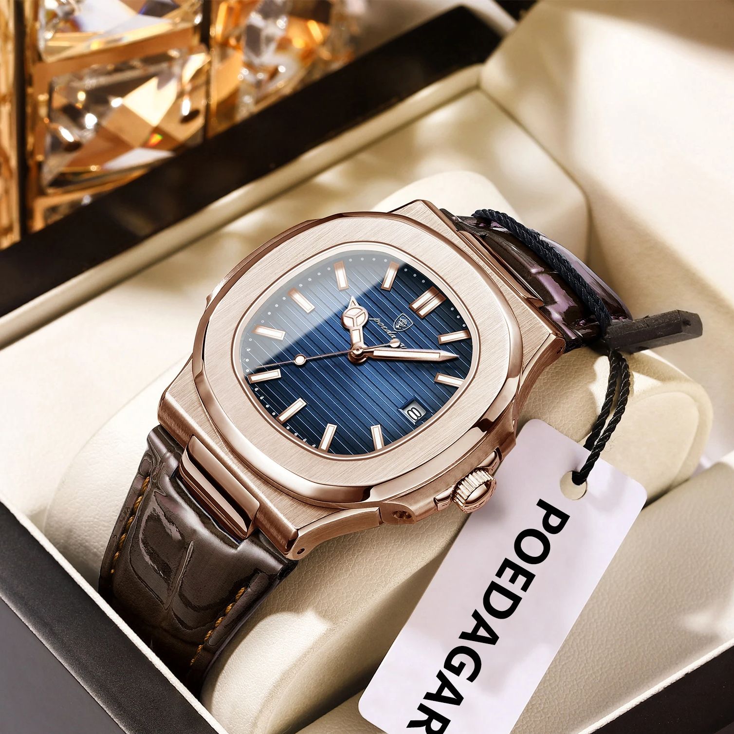 POEDAGAR Business Man Watch Da - Rg Watches & Jewelry Gmbh recension och pris