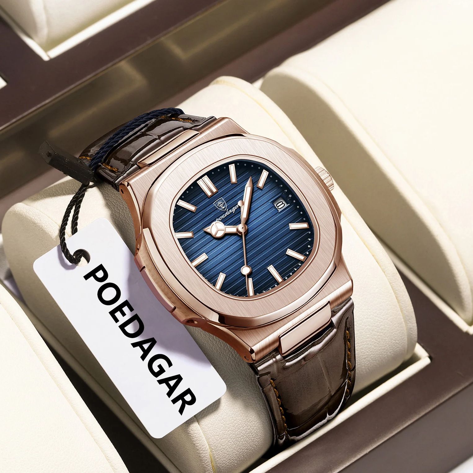 POEDAGAR Business Man Watch Da - Rg Watches & Jewelry Gmbh recension och pris