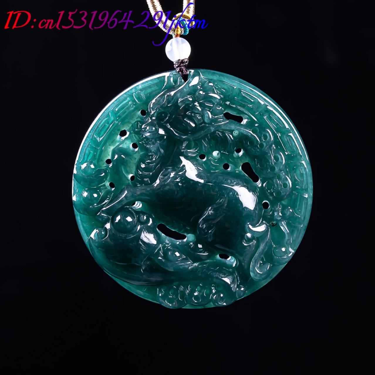 Burmese Jadeite Dragon Pendant - Necklace Pendant recension och pris