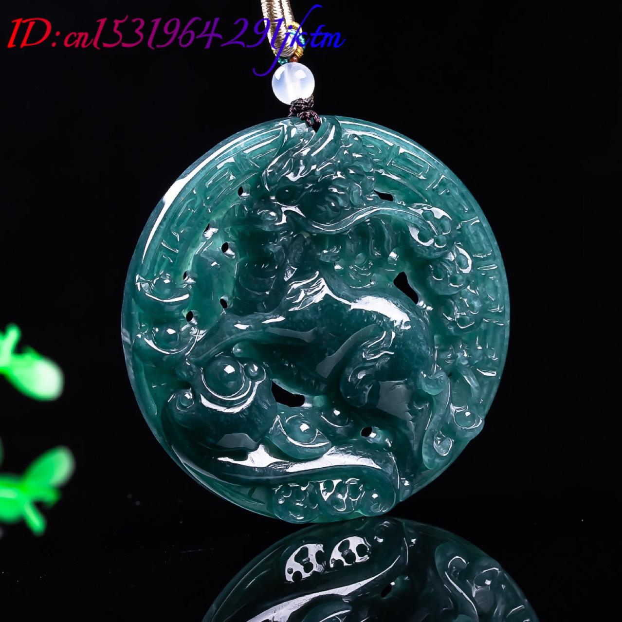 Burmese Jadeite Dragon Pendant - Necklace Pendant recension och pris