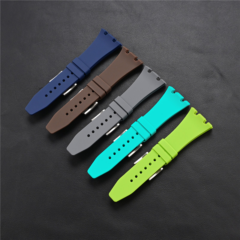 Rubber Silicone Strap 26mm for - Audemars Piguet Watch Royal Oak Offshore recension och pris