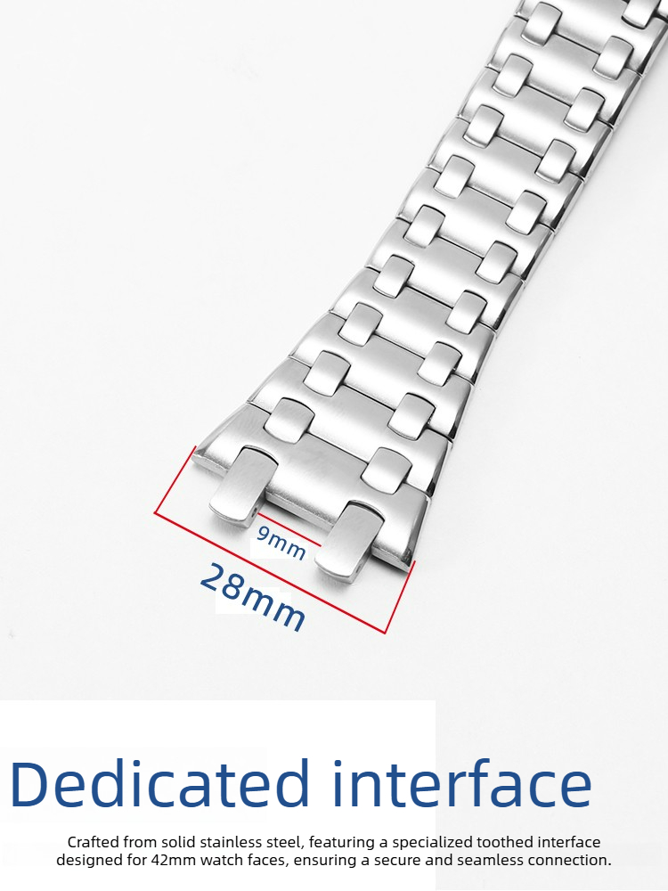 Stainless Steel Watch Strap fo - Audemars Piguet Watch Royal Oak Offshore recension och pris
