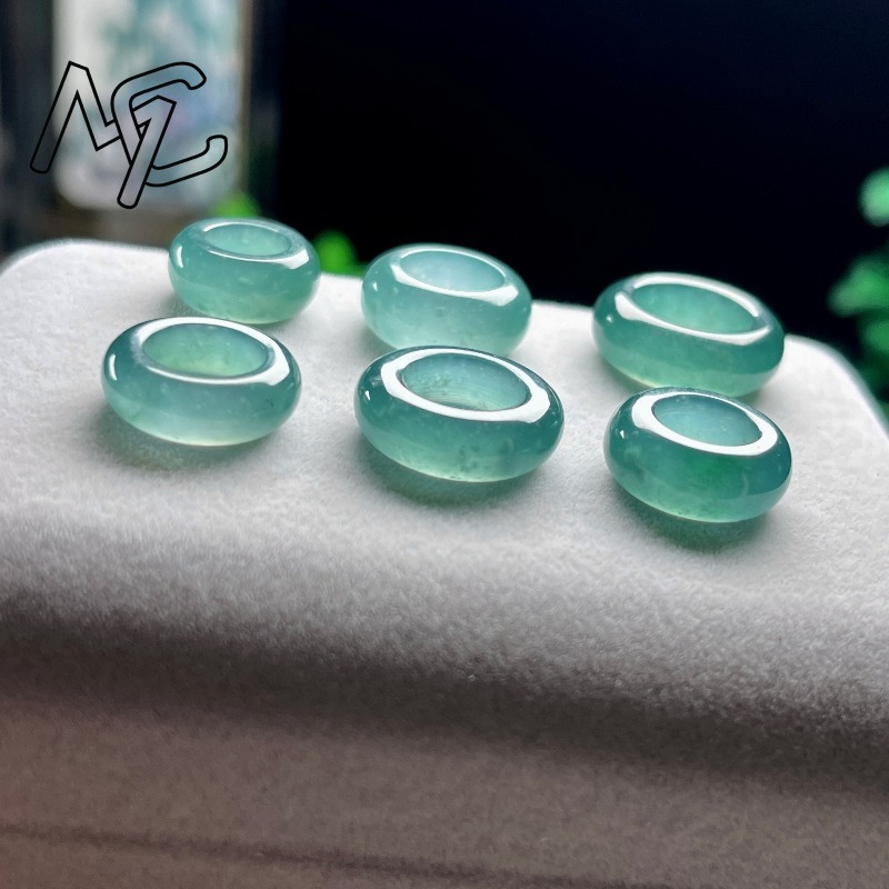 Natural Emerald Blue Water Luc - Jewelry & Watches Company recension och pris