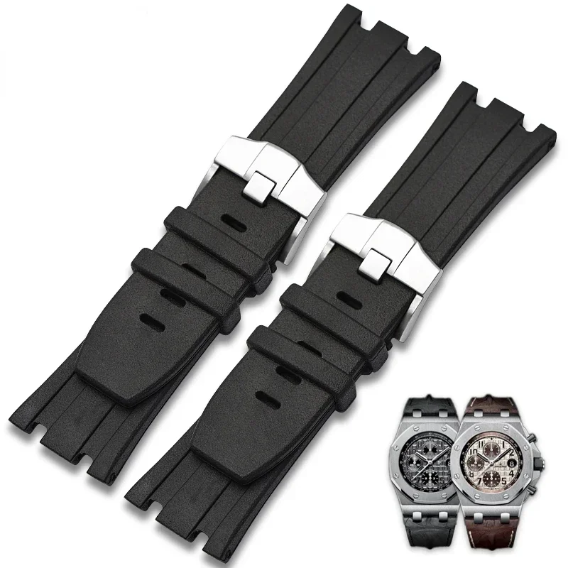 Rubber Watch Strap for Audemar - Audemars Piguet Watch Royal Oak Offshore recension och pris