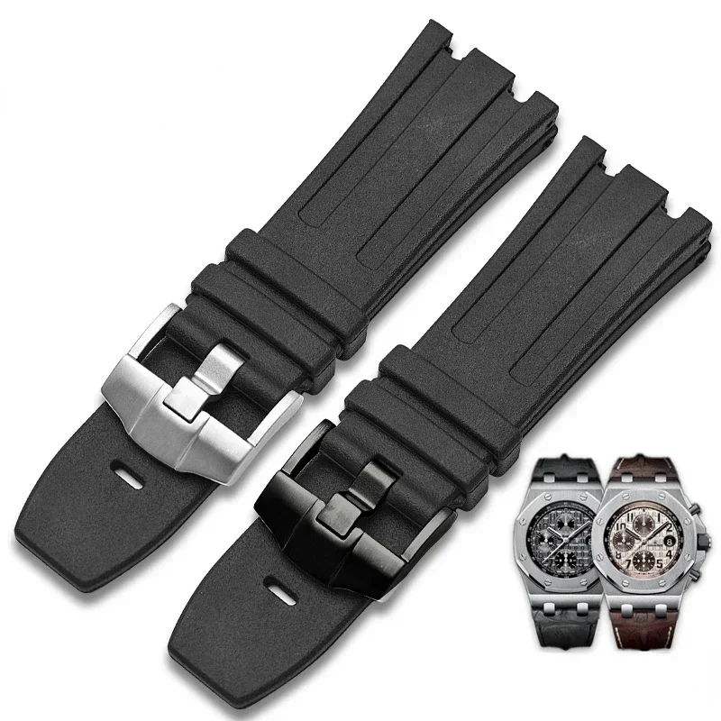 Rubber Watch Strap for Audemar - Audemars Piguet Watch Royal Oak Offshore recension och pris