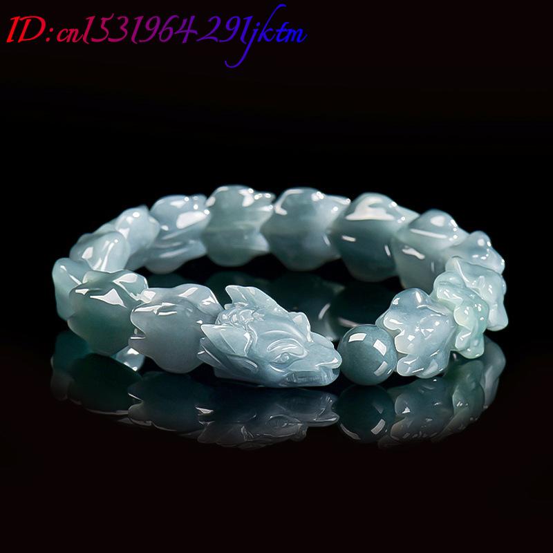 Blue Burmese Jadeite Dragon Br - Jewelry & Watches Company recension och pris