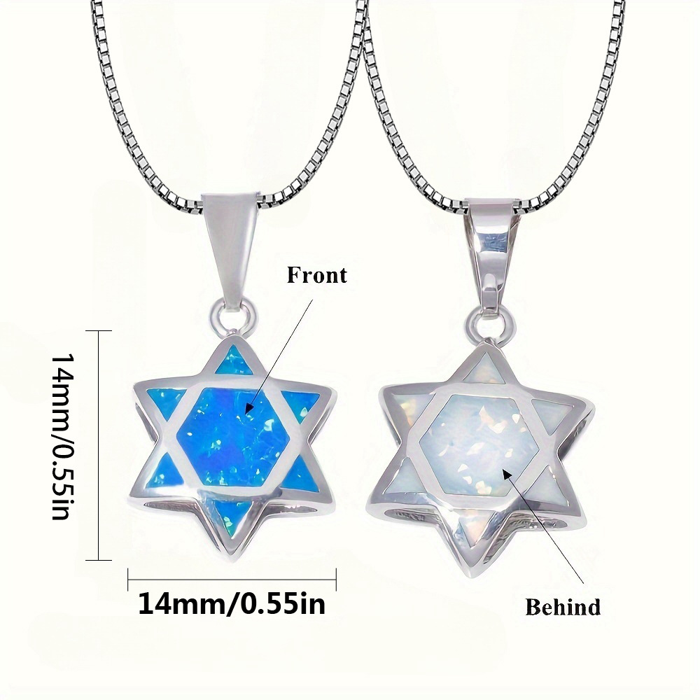 Star of David Opal Pendant Nec - Jewelry & Watches Company recension och pris