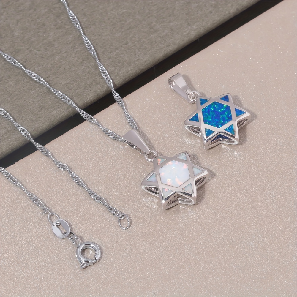 Star of David Opal Pendant Nec - Jewelry & Watches Company recension och pris