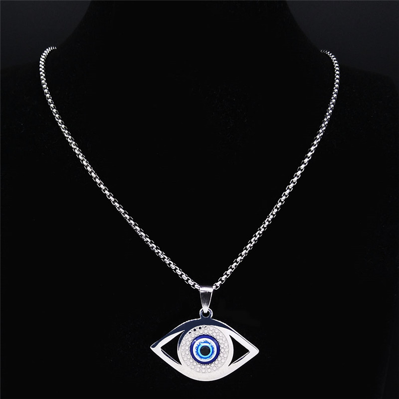 Islam Hamsa Evil Blue Eye Neck - Jewelry & Watches Company recension och pris