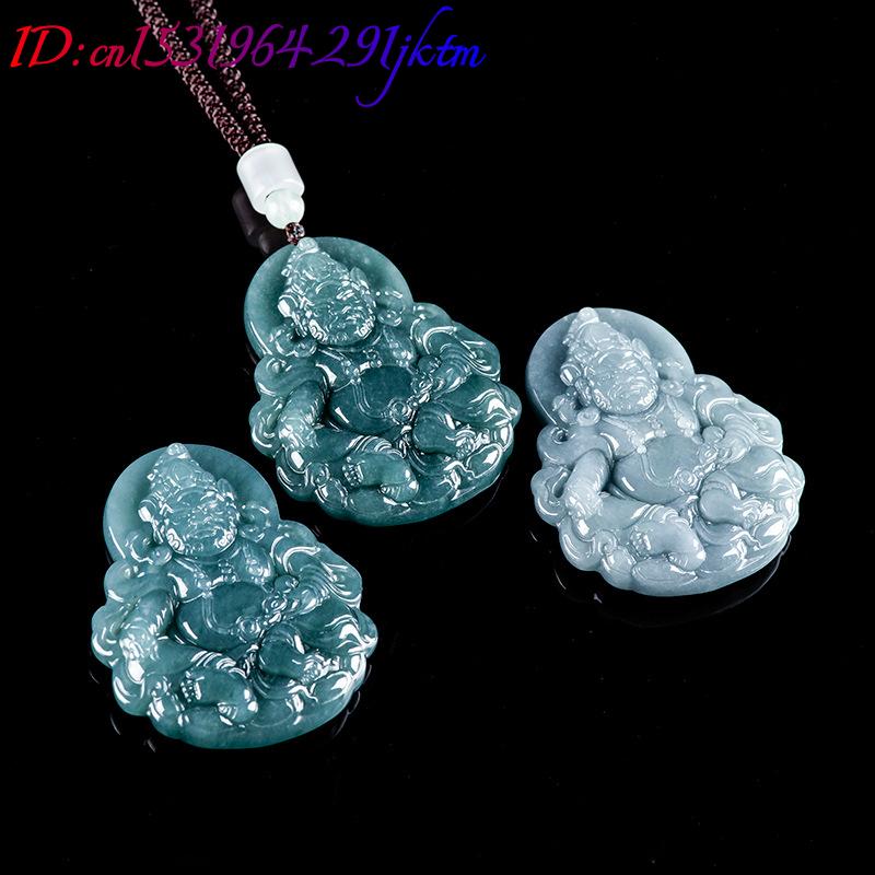 Burmese Jadeite Jambhala Penda - Necklace Pendant recension och pris