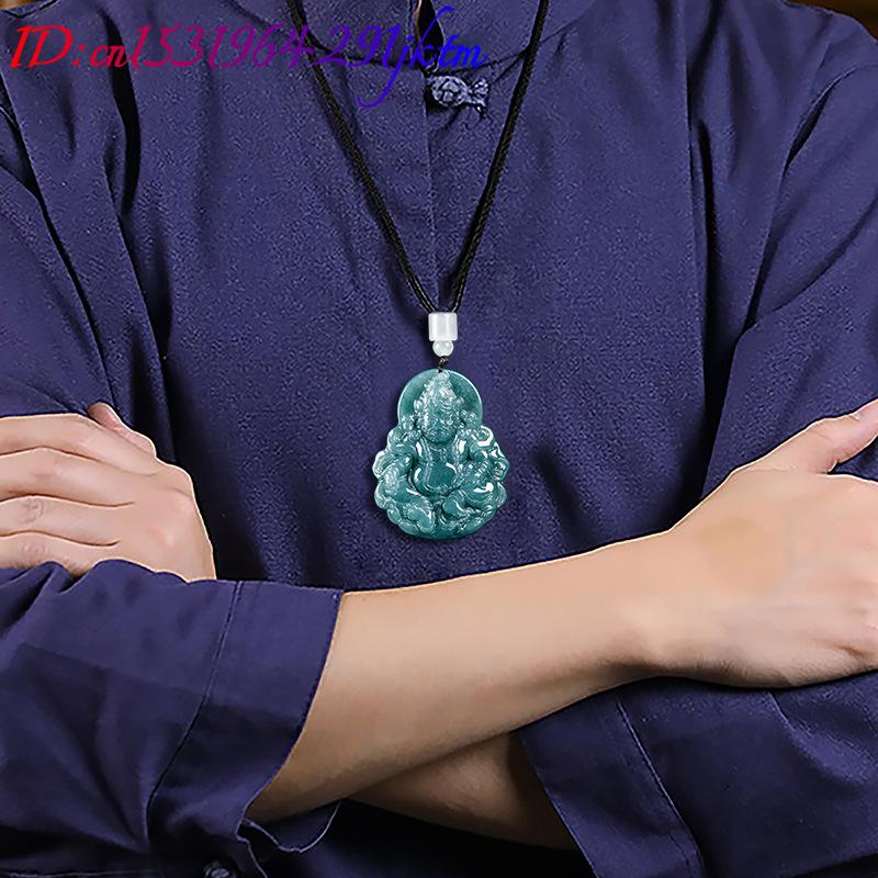 Burmese Jadeite Jambhala Penda - Necklace Pendant recension och pris