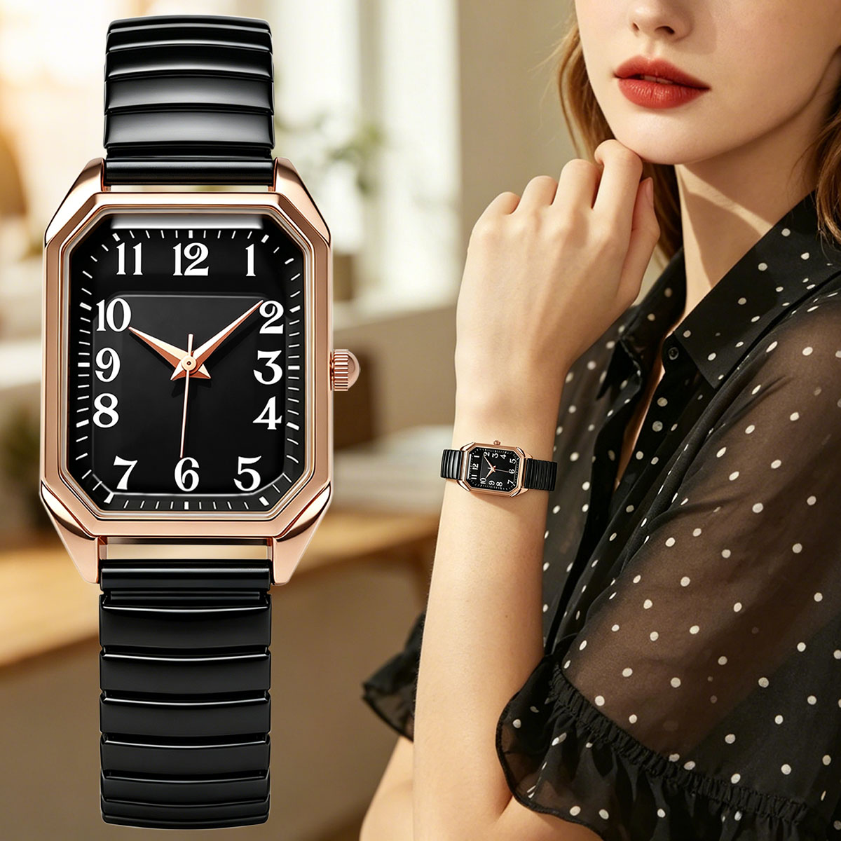 Women Octagonal Rectangle Quar - Jewelry Watches Women recension och pris