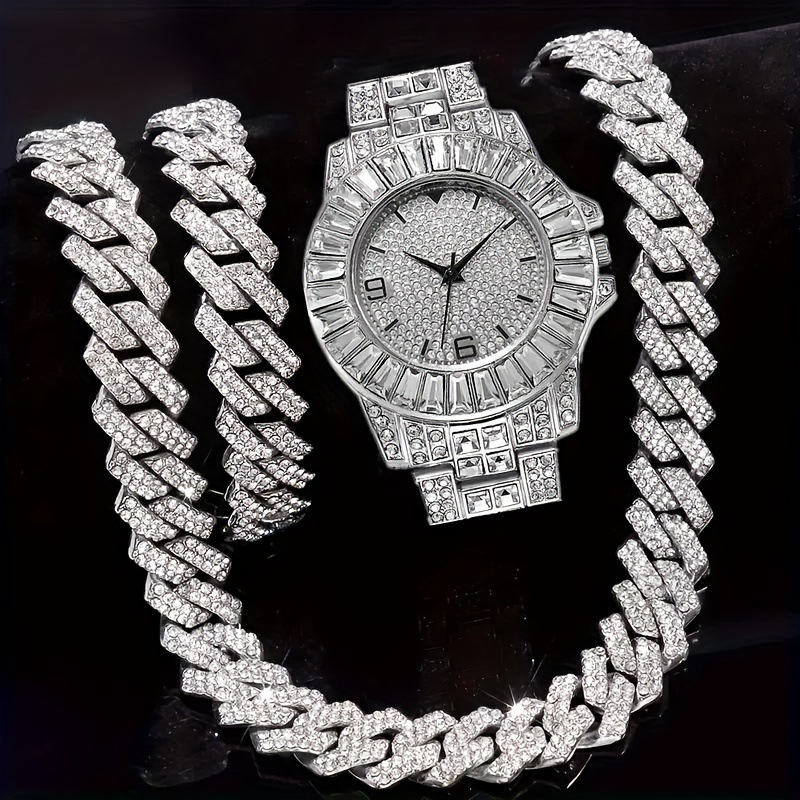 Men's Bling Jewelry Set: Gold  - Jewelry Like Watches recension och pris