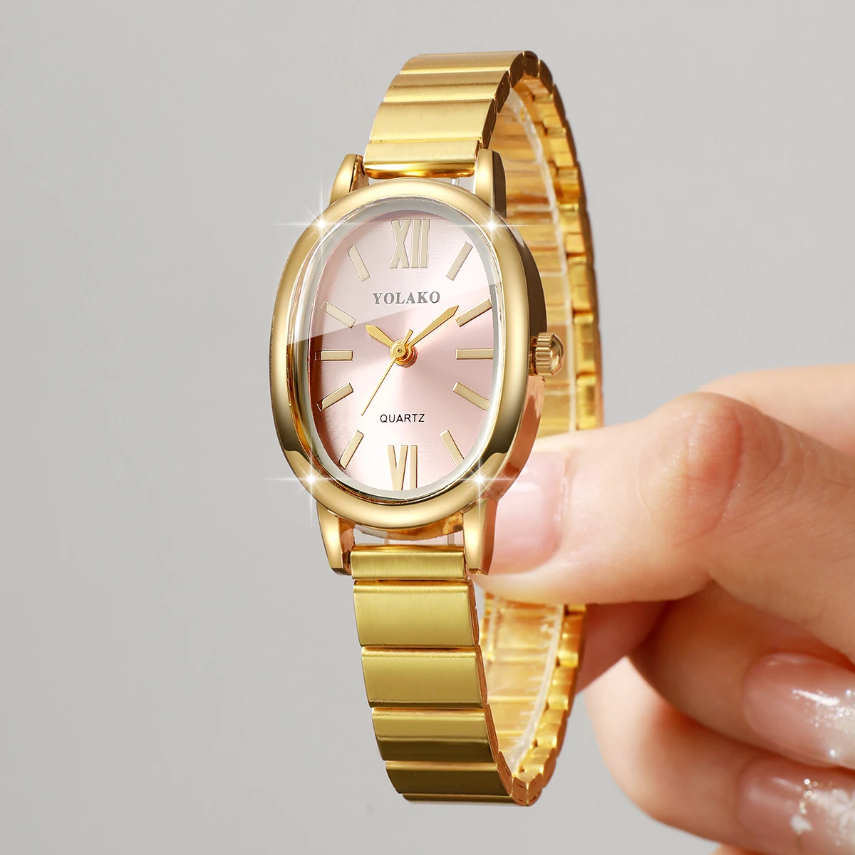 Elegant Pink Dial Women Watch  - Jewelry Watches Women recension och pris