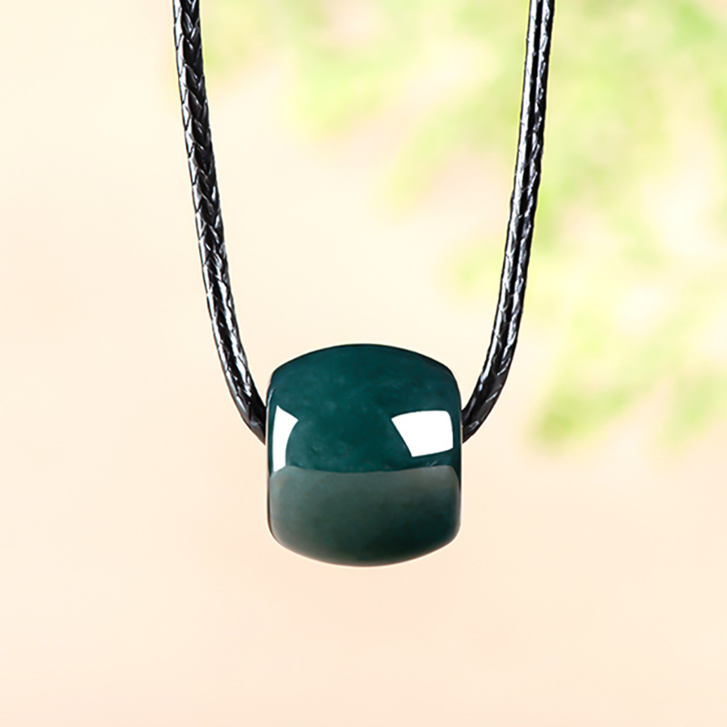 Natural Myanmar Emerald Deep B - Necklace Pendant recension och pris
