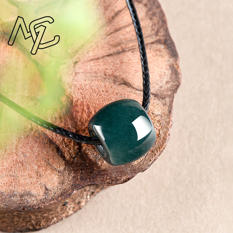 Natural Myanmar Emerald Deep B - Necklace Pendant recension och pris