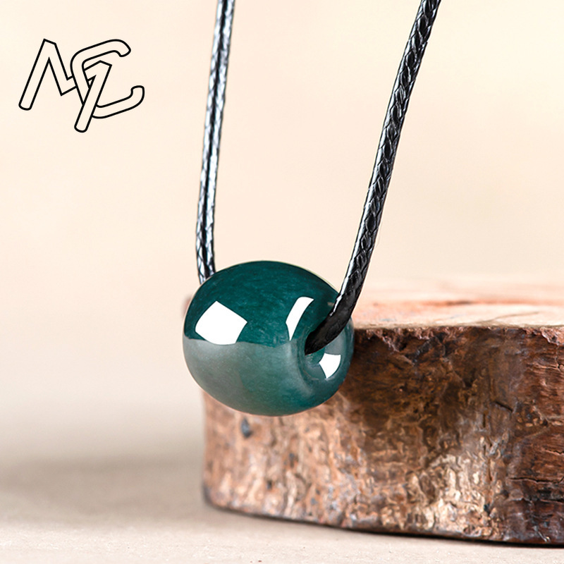 Natural Myanmar Emerald Deep B - Necklace Pendant recension och pris