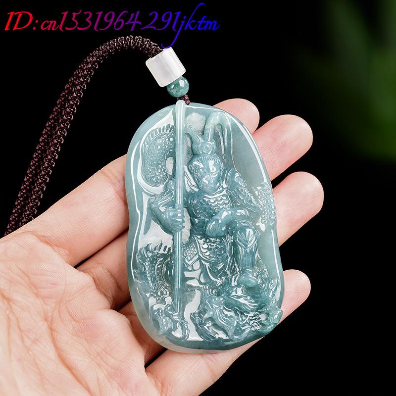 Burmese Jadeite Monkey King Pe - Necklace Pendant recension och pris